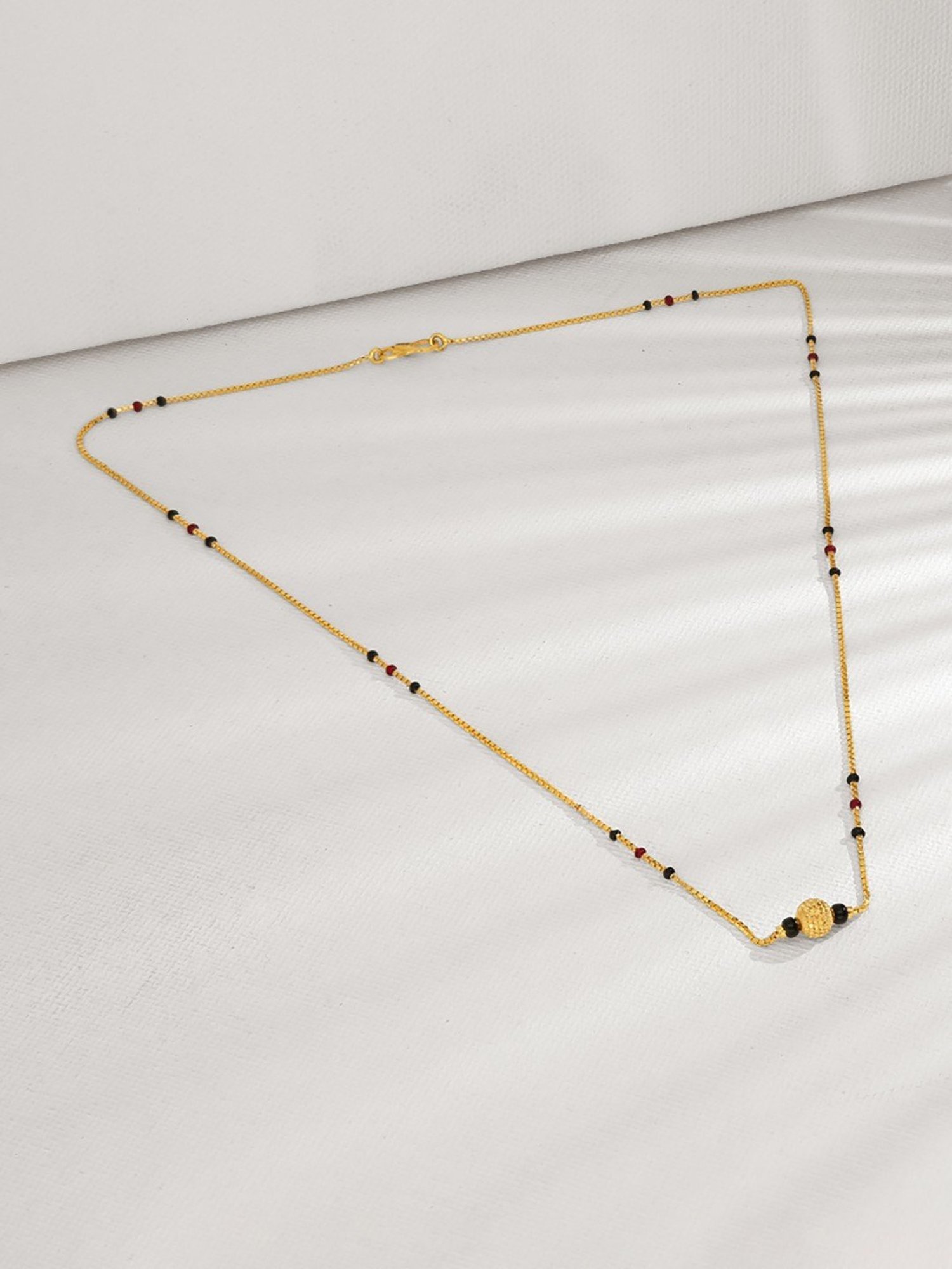 P.N.Gadgil Jewellers Noir Grace 22k Gold Mangalsutra