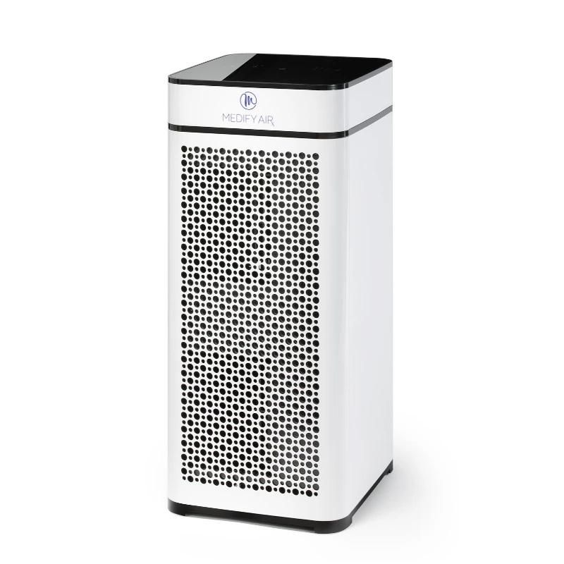 Medify Air MA-40-W2 Medical Grade HEPA Filter Tower Air Purifier (2 Pack) w/Medify Air MA-40 Air Purifier H13 HEPA Replacement Filter Set (2 Pack)