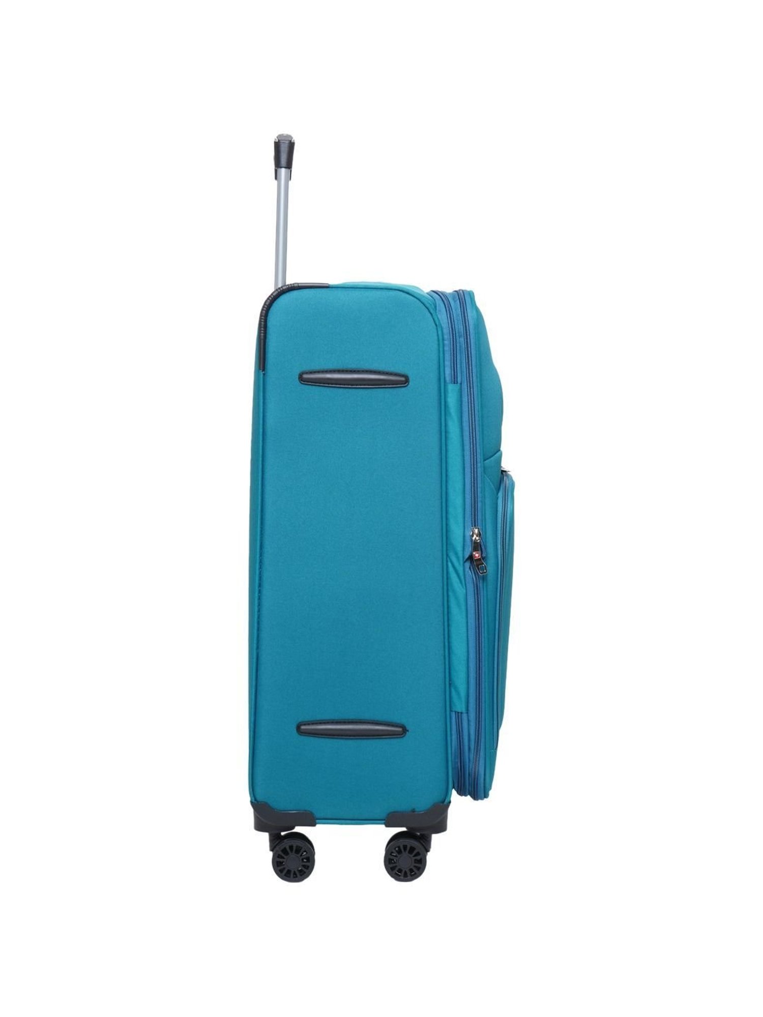 Swiss Military Teal 8 Wheels Medium Check-in Luggage
