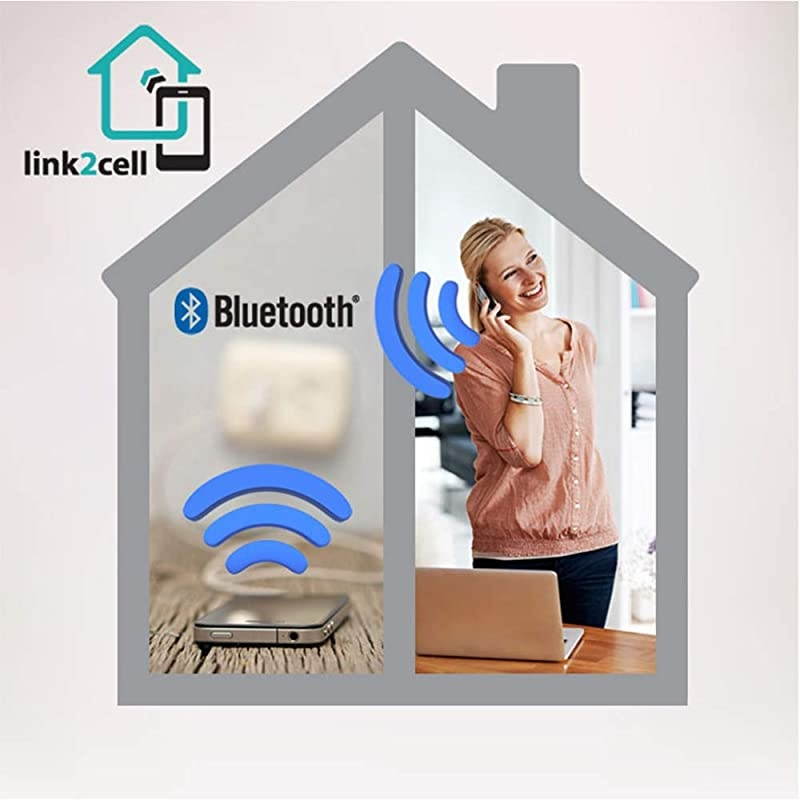 KXTG833SK Link2Cell Bluetooth with Talking Caller ID 3 Handset Cordless Phone Renewed