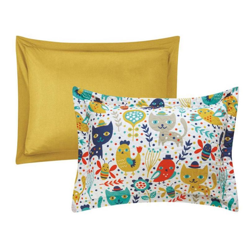 3pc Twin Wymper Quilt Set Yellow - Chic Home Design