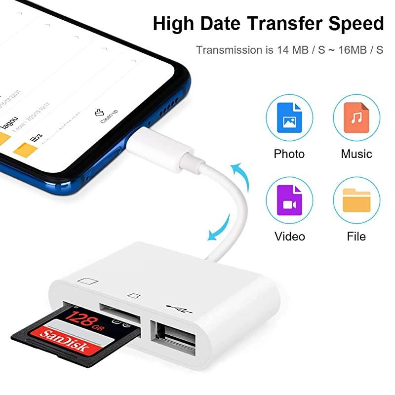 USB C SD Card Reader USB 30 Micro SD Card Reader AdapterCamera Memory Card Reader SD Card Adapter for iPad ProMacBook ProiMacSamsungChromebookPixelbook More USB C