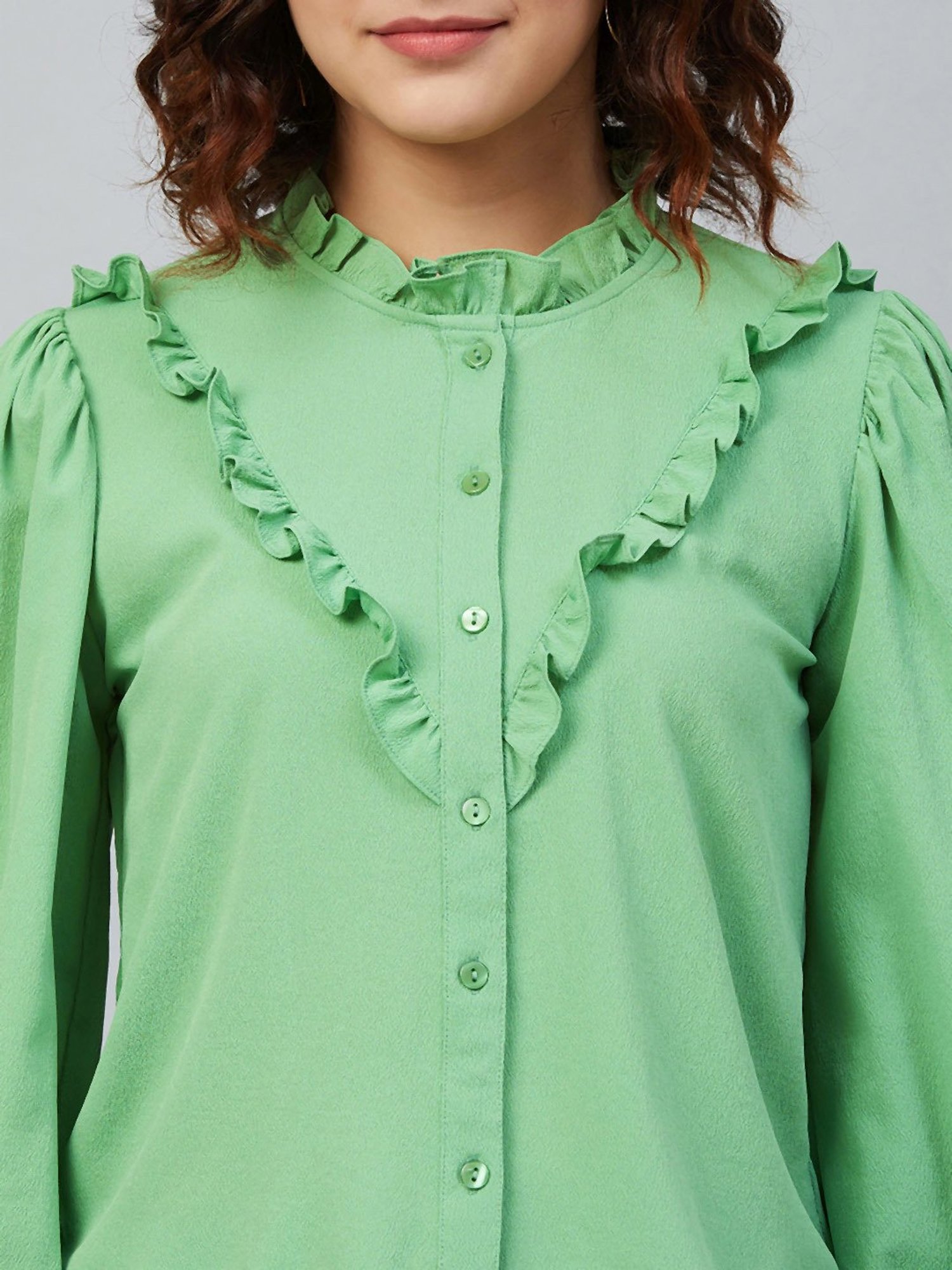 Carlton London Green Top