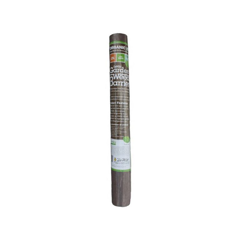 DeWitt NAT3300 3 x 300 Ft All Natural Organic Biodegradable Paper Mulch Garden Weed Control Barrier