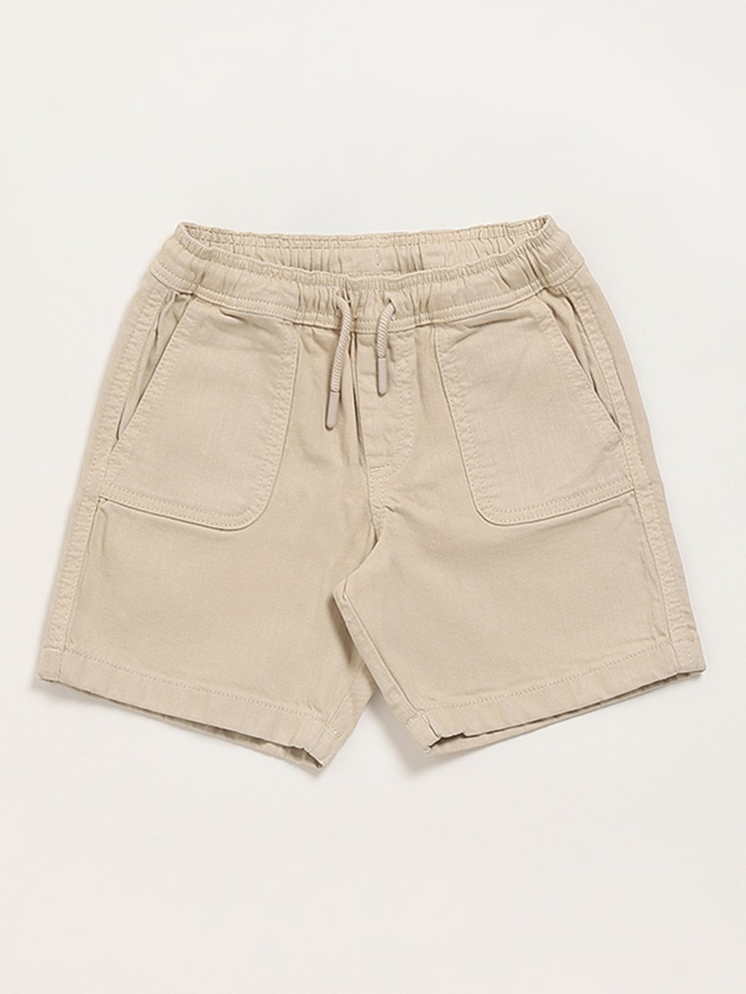 HOP Kids by Westside Beige Bermuda Shorts