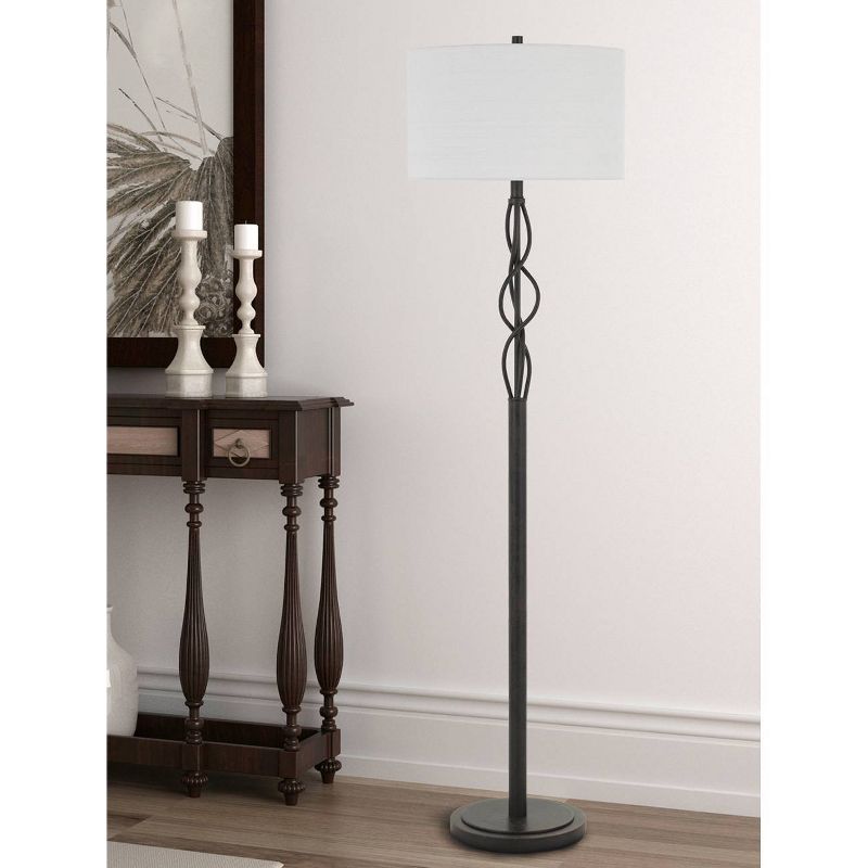63" Metal Antony Floor Lamp (Includes Energy Efficient Light Bulb) Bronze - Cal Lighting