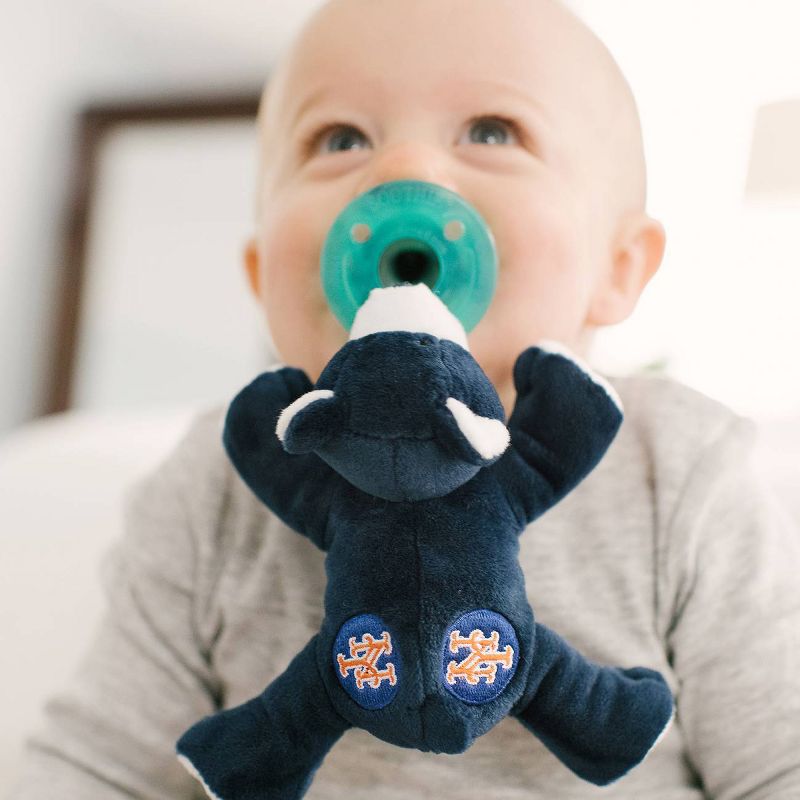 WubbaNub Pacifier - MLB New York Mets Bear