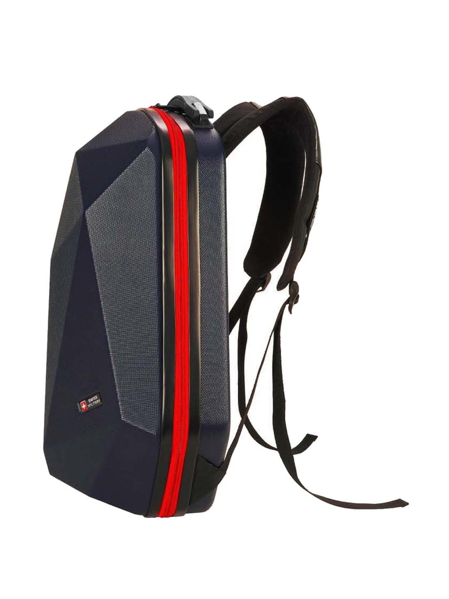 Swiss Military Alien 32 Ltrs Navy Striped Large Laptop Backpack