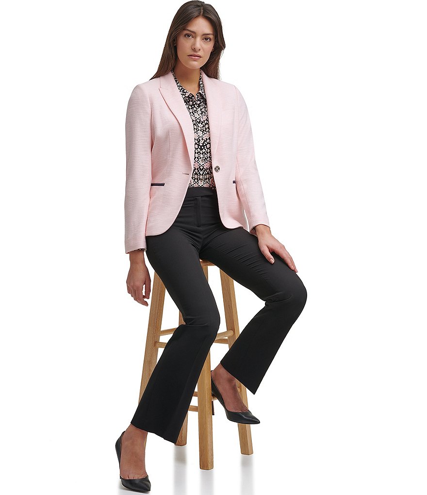 Eva Varro Solid Knit Jersey Banded Hem Pull-On Harem Pants