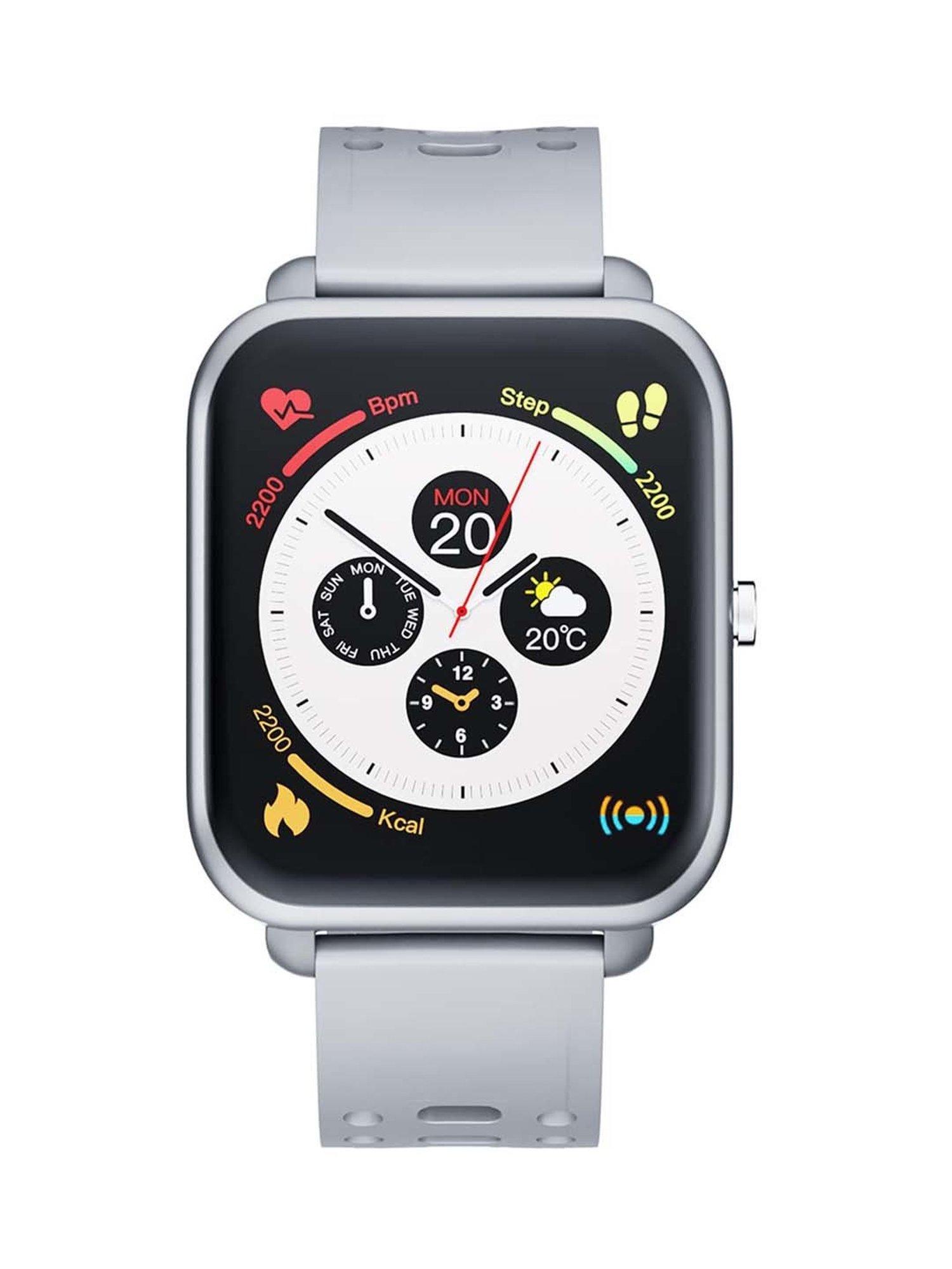 MAXX SX24 Pro Smart Watch with Real-Time Health Monitoring (Gray)