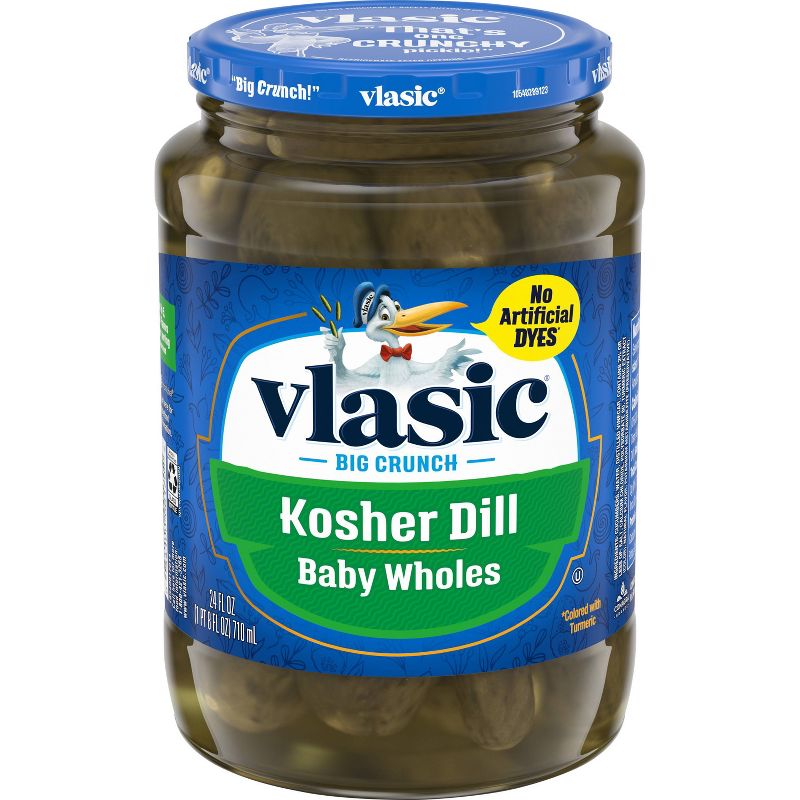 Vlasic Kosher Dill Baby Whole Pickles - 24oz