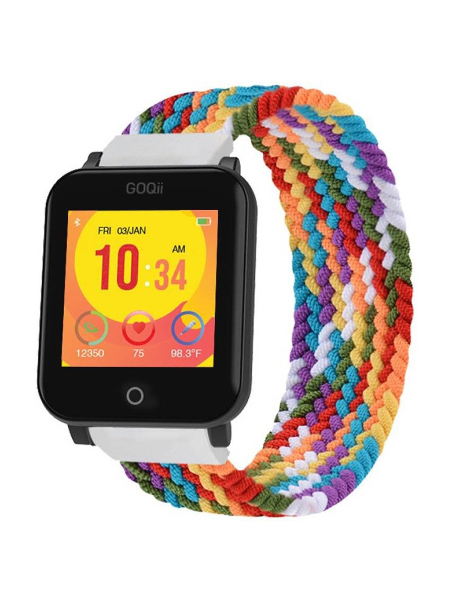 GOQii Smart Vital Junior for Kids Fitness with 3 Months Health Coaching Smartwatch (Multicolor)