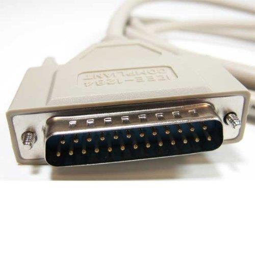 IEEE-1284 Parallel Printer Cable, DB25 Male/Male (15 Feet)