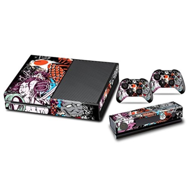 Microsoft Xbox ONE  Console Skin plus 2 Controller Skins - Tsunami