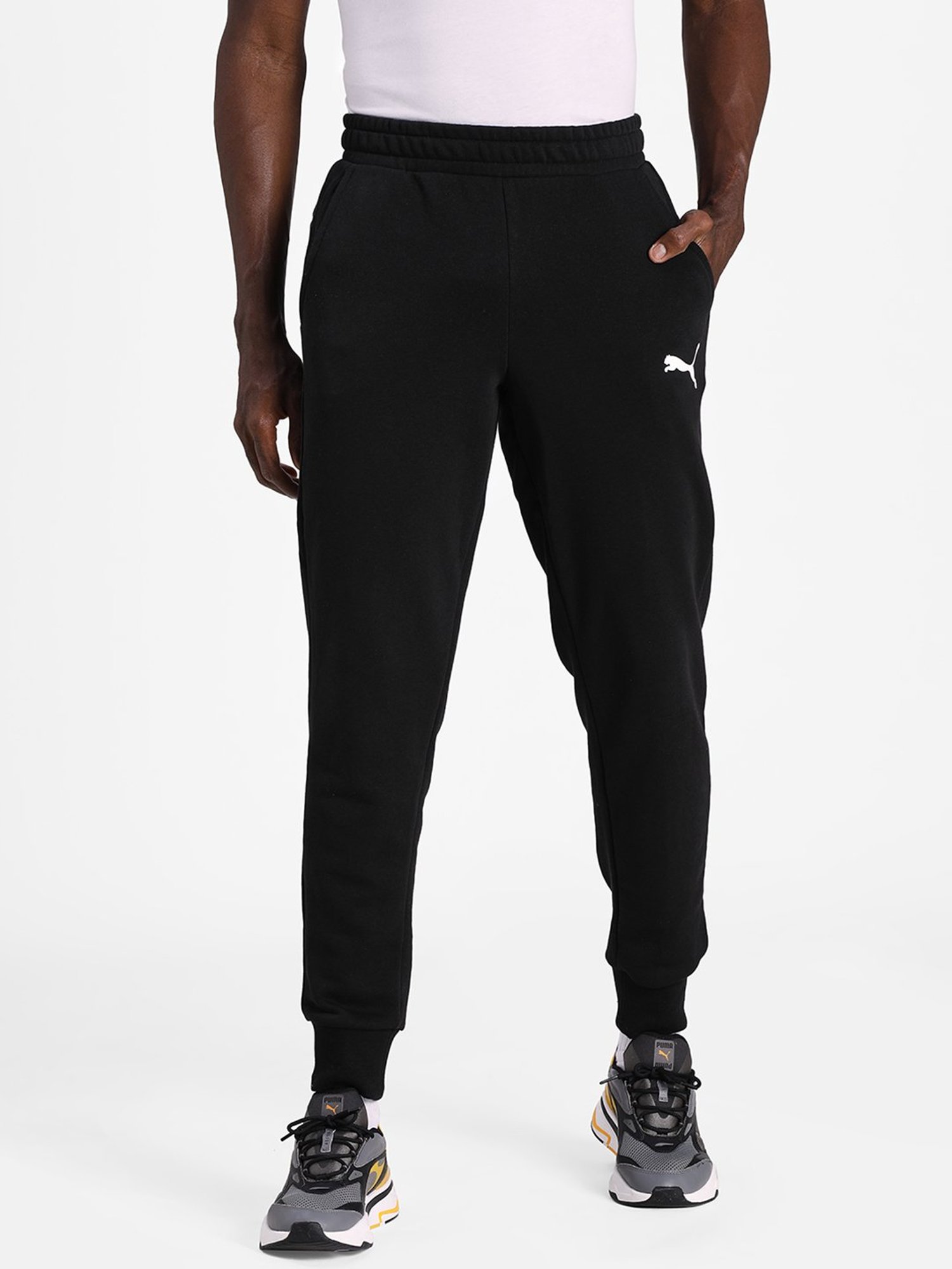 Basics Green Jogger Track Pant