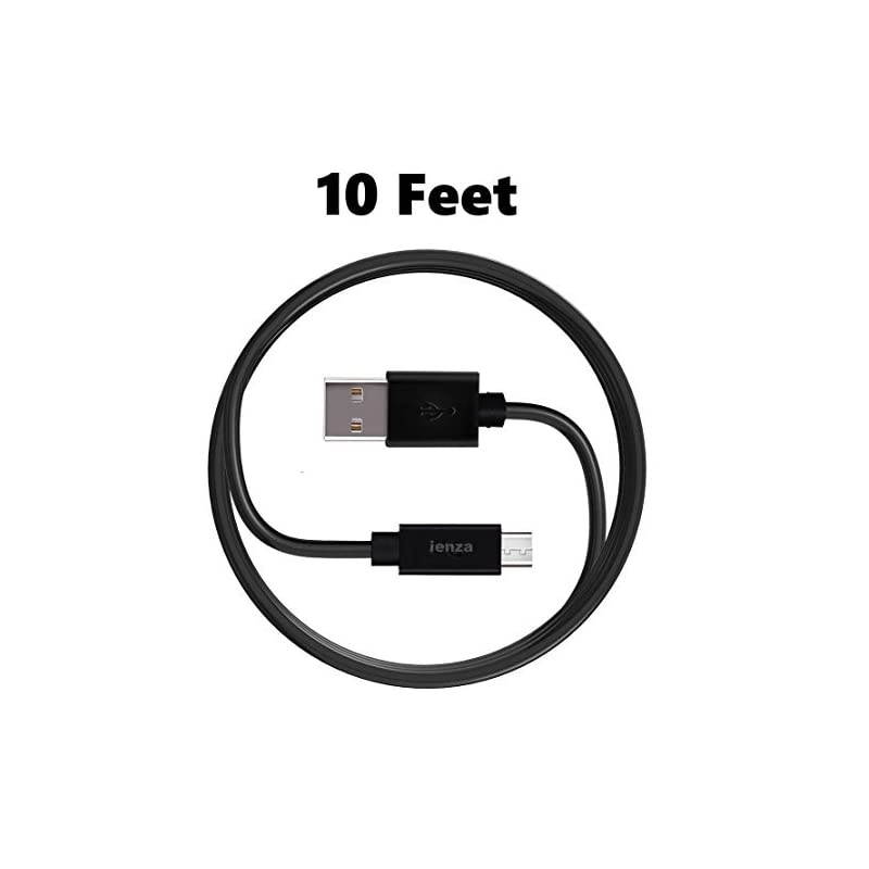 Long 10FT USB Power Cable Charger for  Kindle Fire Tablet with Alexa Paperwhite Oasis Fire Kids Edition Fire TV Stick All New Fire TV Pendant Echo Dot amp More