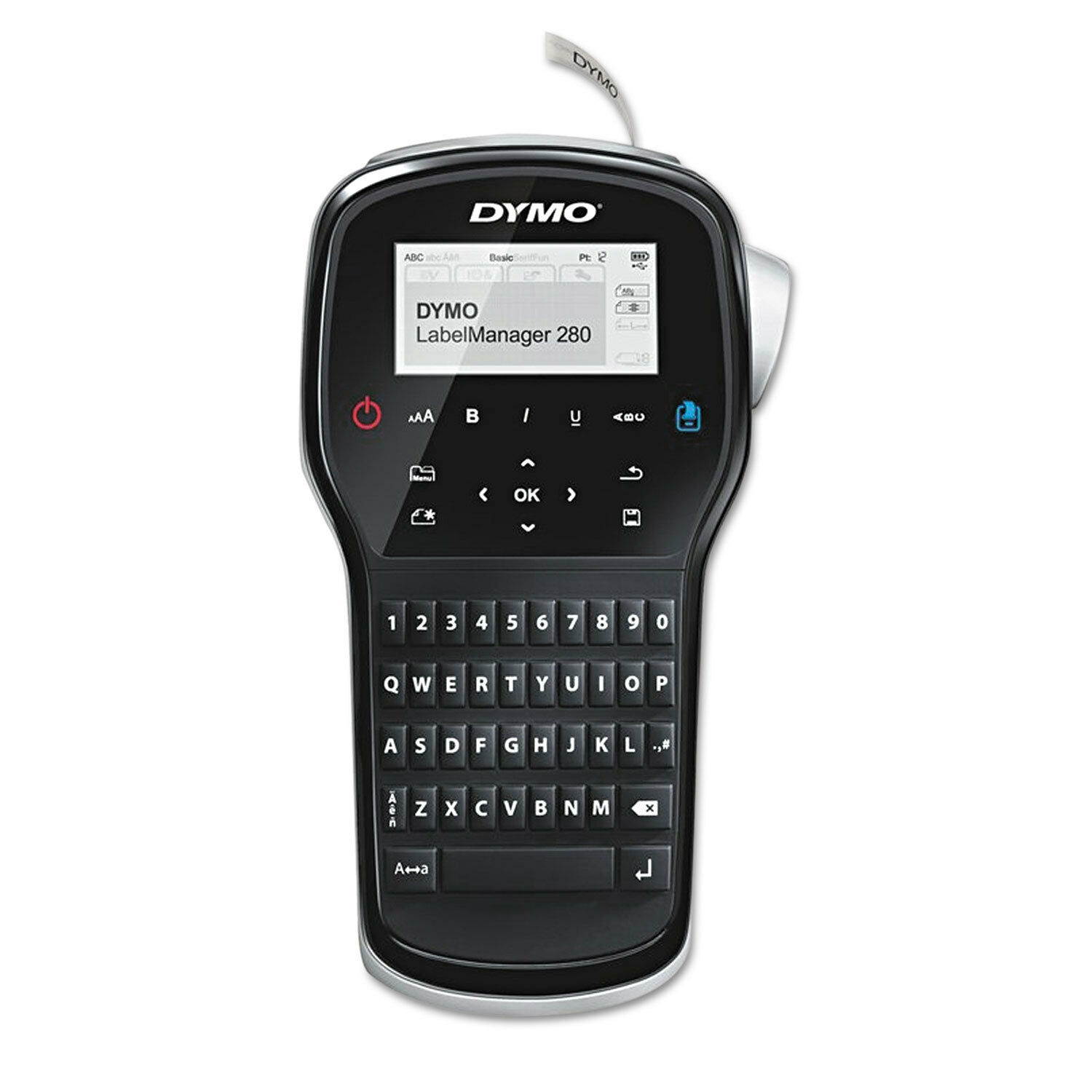 DYMO LabelManager 280 2 Lines 4w x 2 3/10d x 7 9/10h 1815990