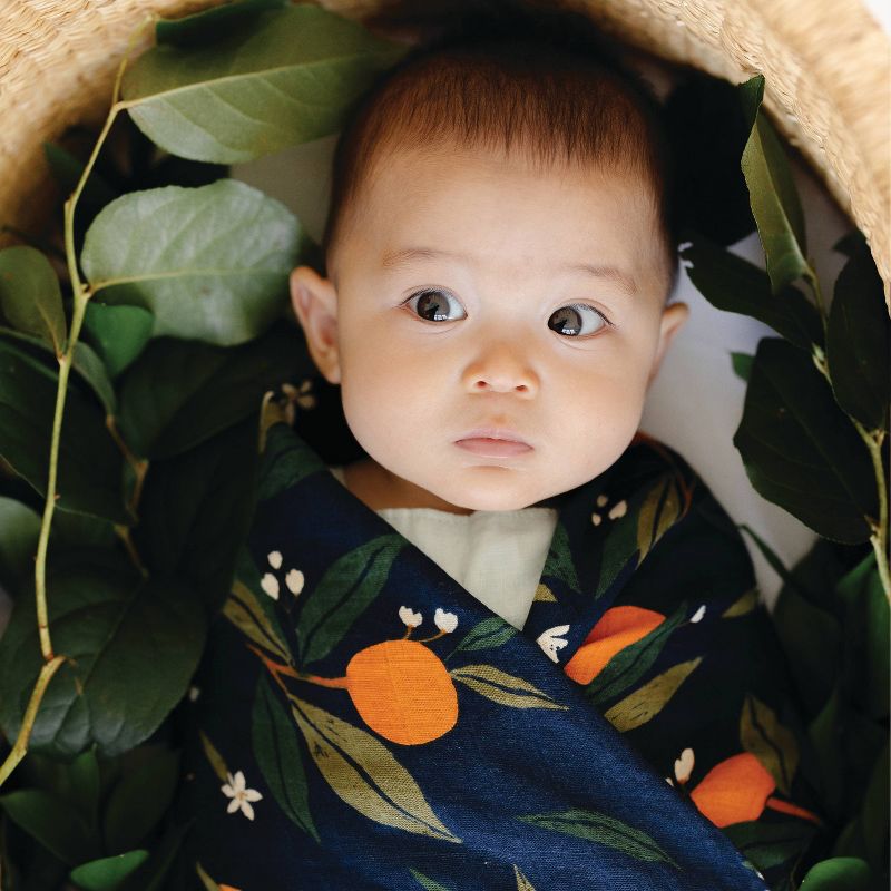 Clementine Kids Orange Blossom Swaddle