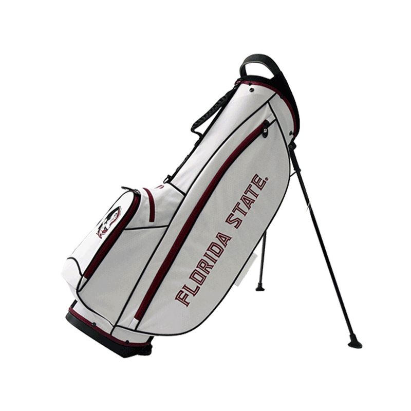 Bridgestone 2019 Collegiate University NCAA 9 In 4 Way Stand Lightweight Golf Bag with Carry Handle, Florida State University