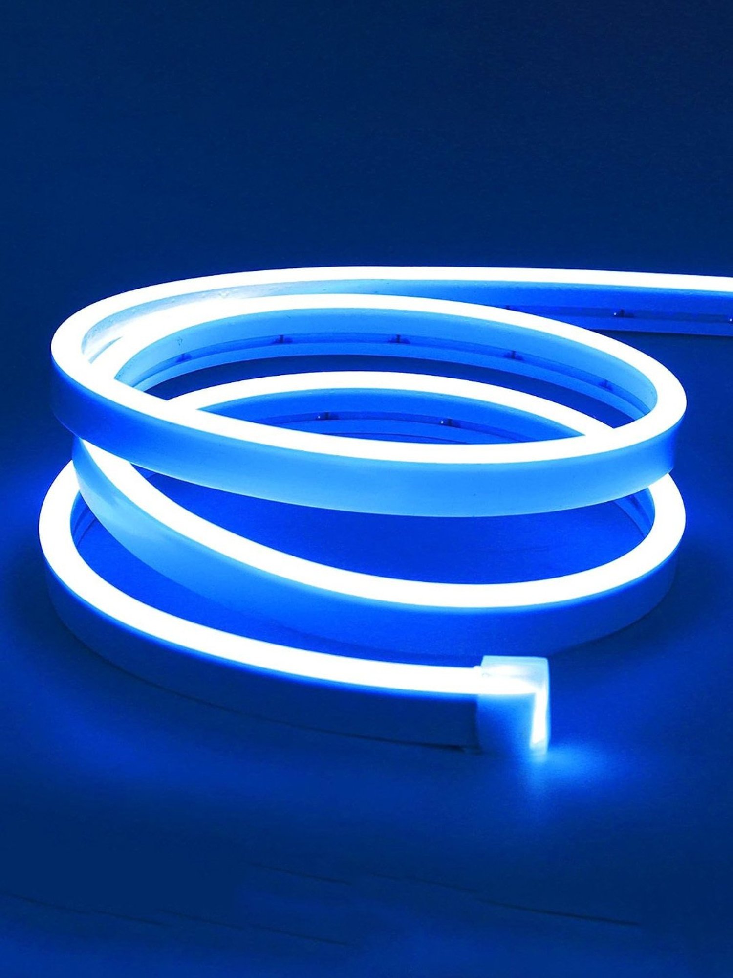 Xergy LED Neon Strip Lights 5Mtr, IP67 Waterproof Neon Rope Light for Home Decoration (Blue)