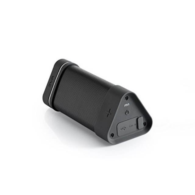 hercules wae outdoor 04plus fm, wireless bluetooth speaker waterproof, dust, shockresistant, featuring a builtin fm radio