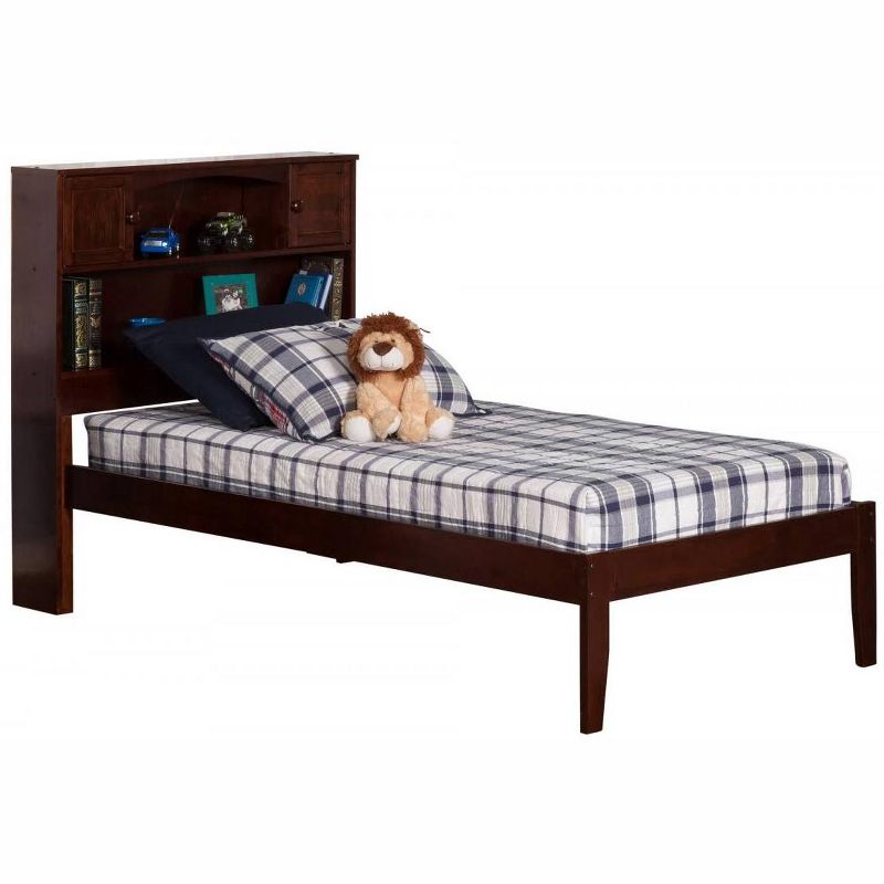 Newport Twin XL Bed in Walnut - Atlantic Furniture