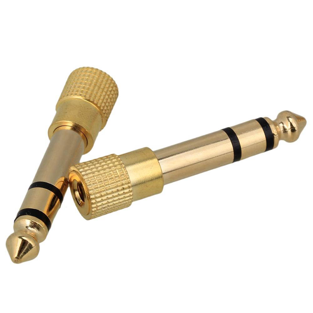 10 x 1/8 3.5mm Female to 6.5mm 1/4 Male Stereo Audio Plug Headphone Adapter