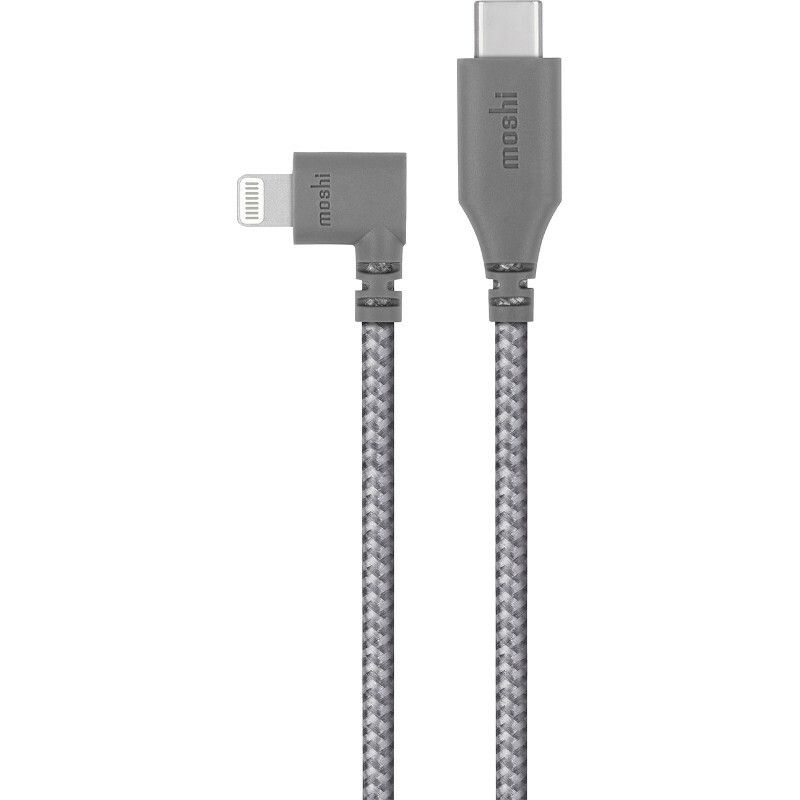 Moshi Integra Lightning/USB-C Data Transfer Cable - 5 ft Lightning/USB-C Data Transfer Cable for Phone, iPhone, iPad, iPod