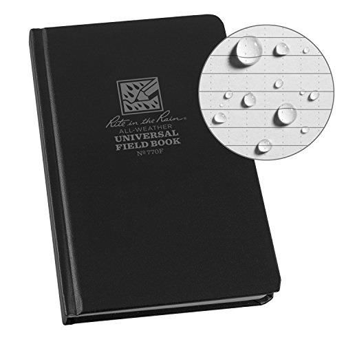 RITE IN THE RAIN 770F Bound Notebook,Uni,4-3/4in. x 7-1/2in.