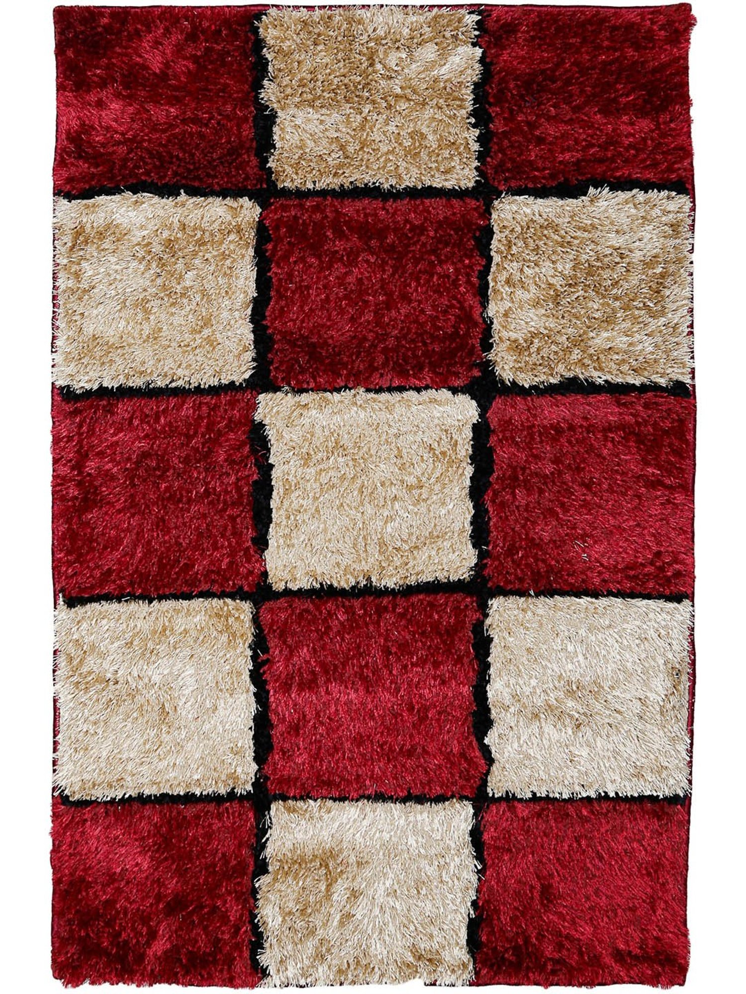 Romee Red & Beige Carpet - Set of 1