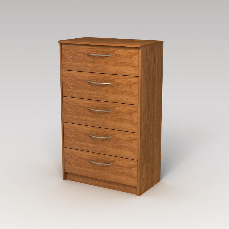 Addison 5 Drawer Chest Bank Alder Brown - loft607