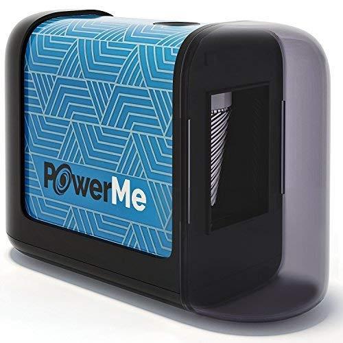 PowerMe Electric Pencil Sharpener - Battery Operated, (No Cord) for Home, Office, School, Artist, Students and more! &ndash; Ultra Portable, ideal for No. 2 And Colored Pencils (Drawing, Coloring)