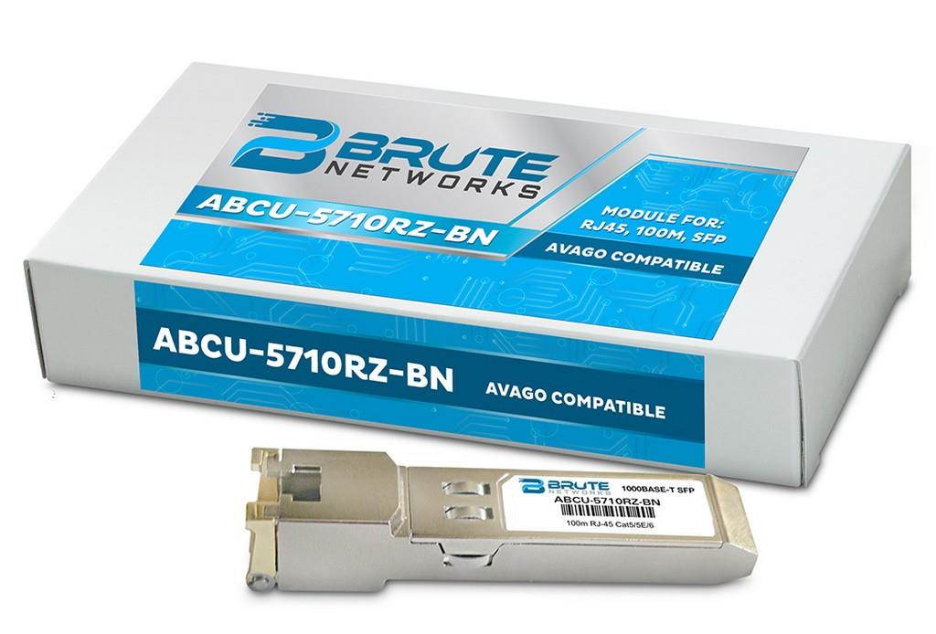 Avago ABCU-5710RZ - 1000BASE-T 100m RJ45 SFP (100% Compatible)