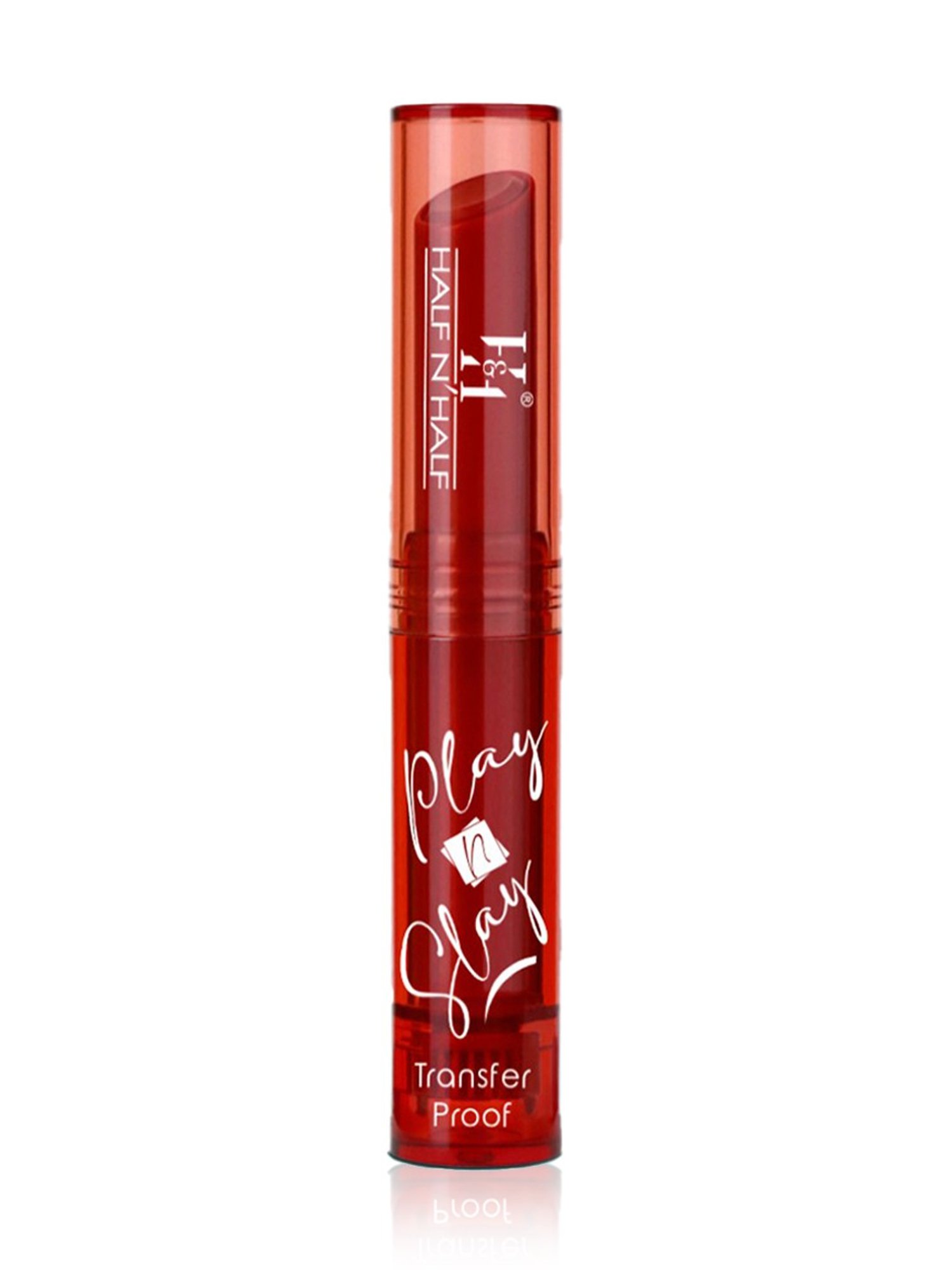 Half N Half Play n Slay Transfer Proof Lipstick 08 Feel the Passion - 2.4 gm
