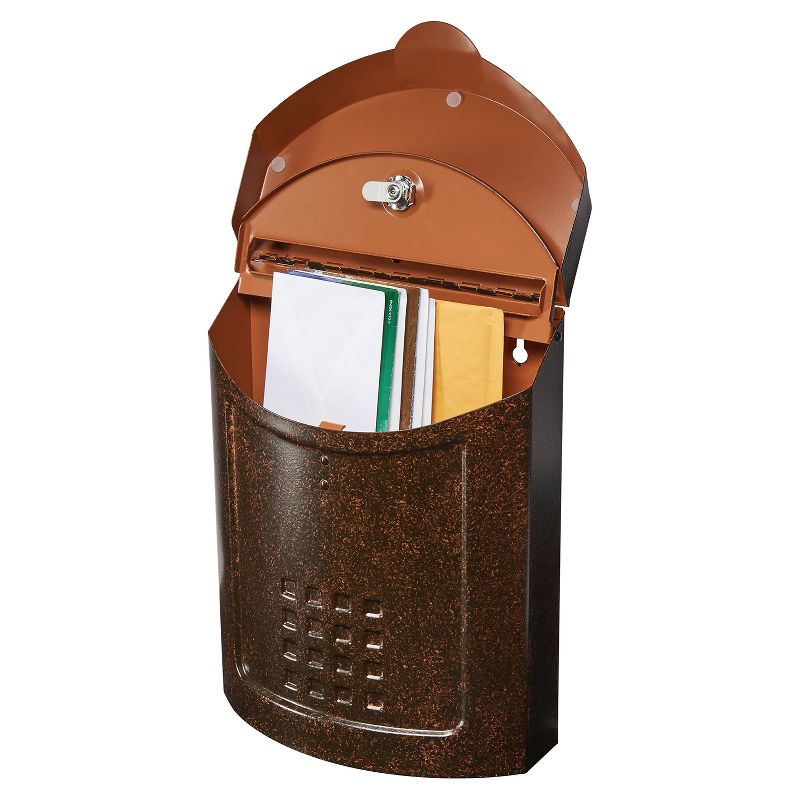 Gibraltar Mailboxes Lockhart Wall Mount Mailbox Copper