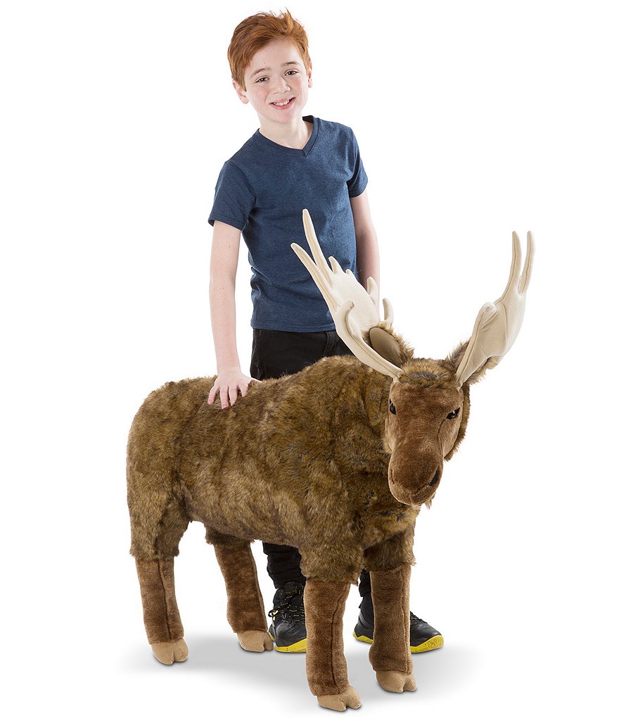 Melissa & Doug 3' 6#double; Lifelike Plush Moose