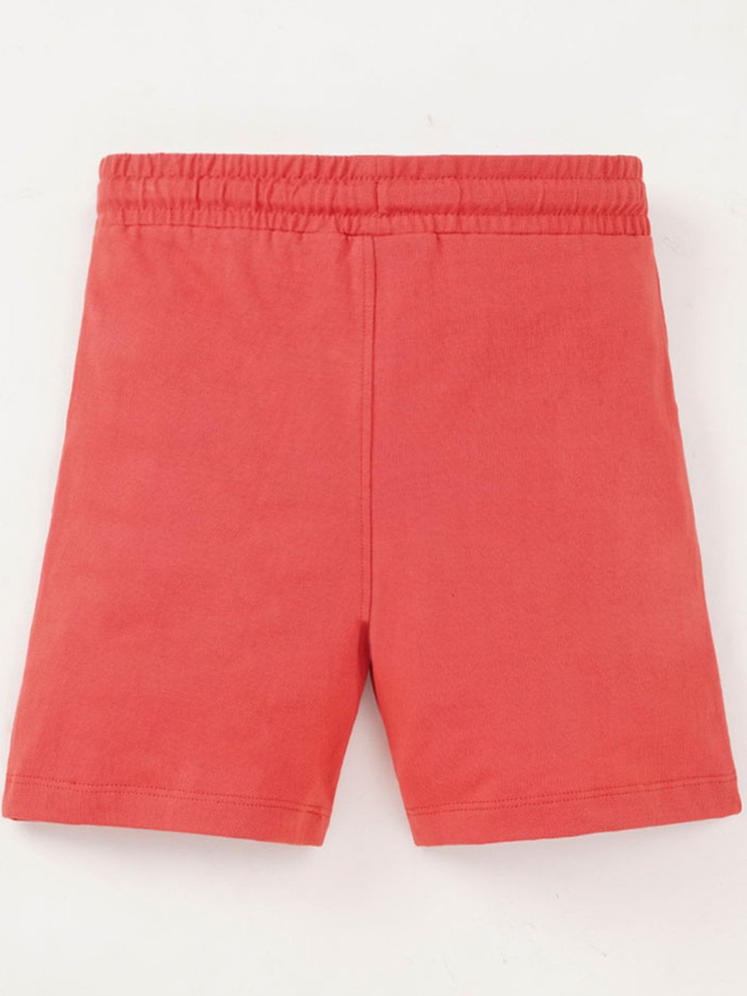 Ed-a-Mamma Kids Blue & Red Cotton Printed Shorts (Pack of 2)