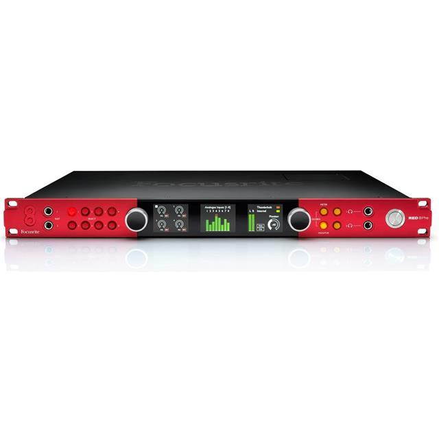 Focusrite Red 8 Pre - 64 In/64 Out Thunderbolt 2 Audio Interface w/Dante Network Audio Connectivity