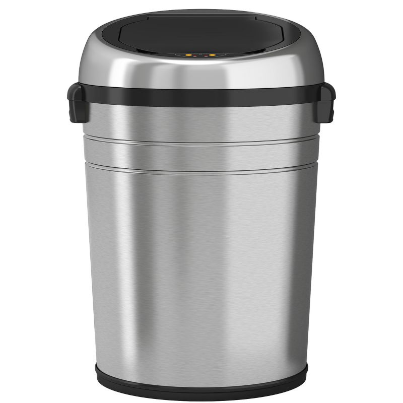 Rubbermaid 8 Quart Traditional Square Top Bedroom, Bathroom, and Office Wastebasket Trash Can, White (2 Pack)