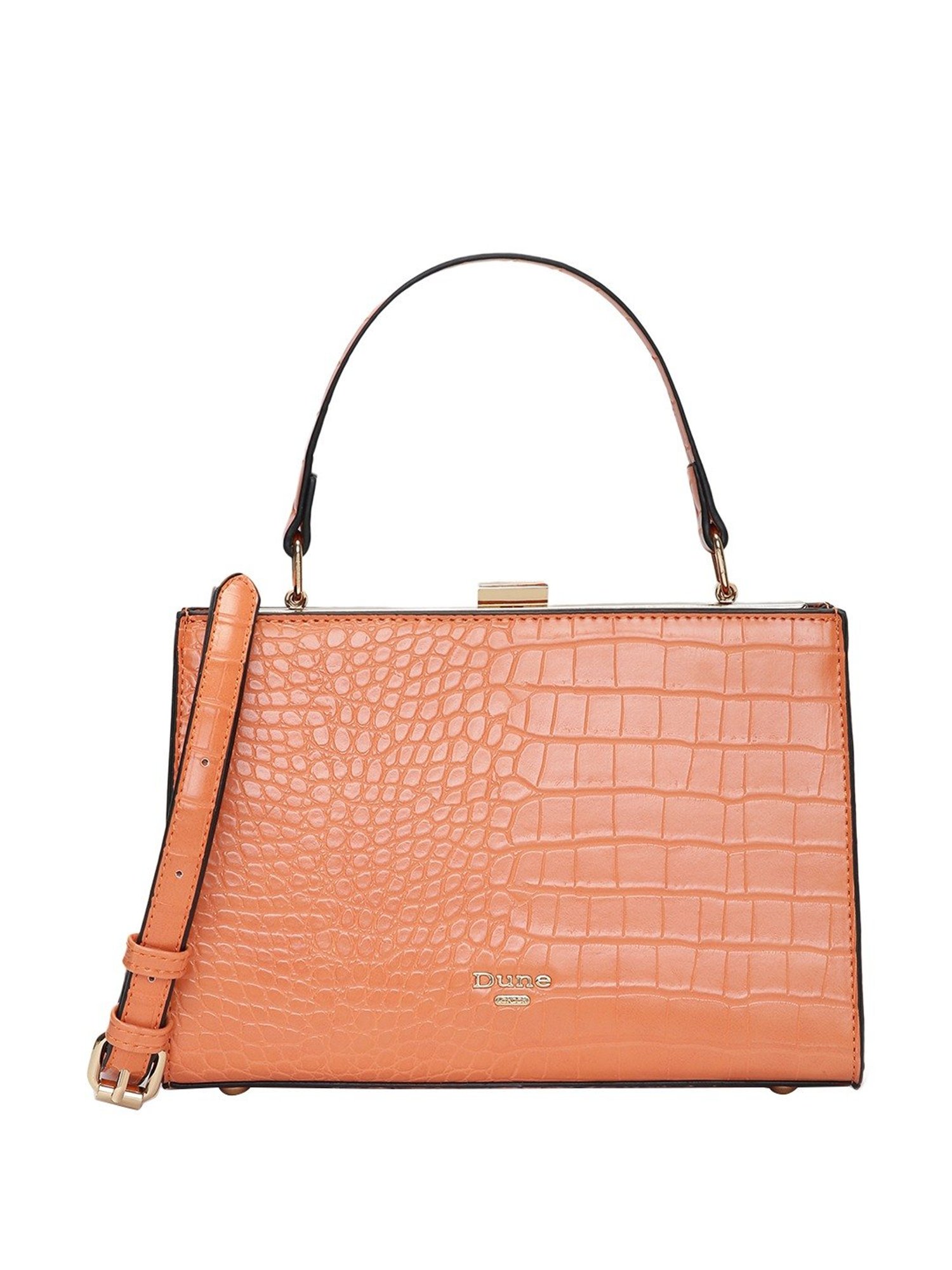 DUNE LONDON DINILADY Orange Synthetic Clutch