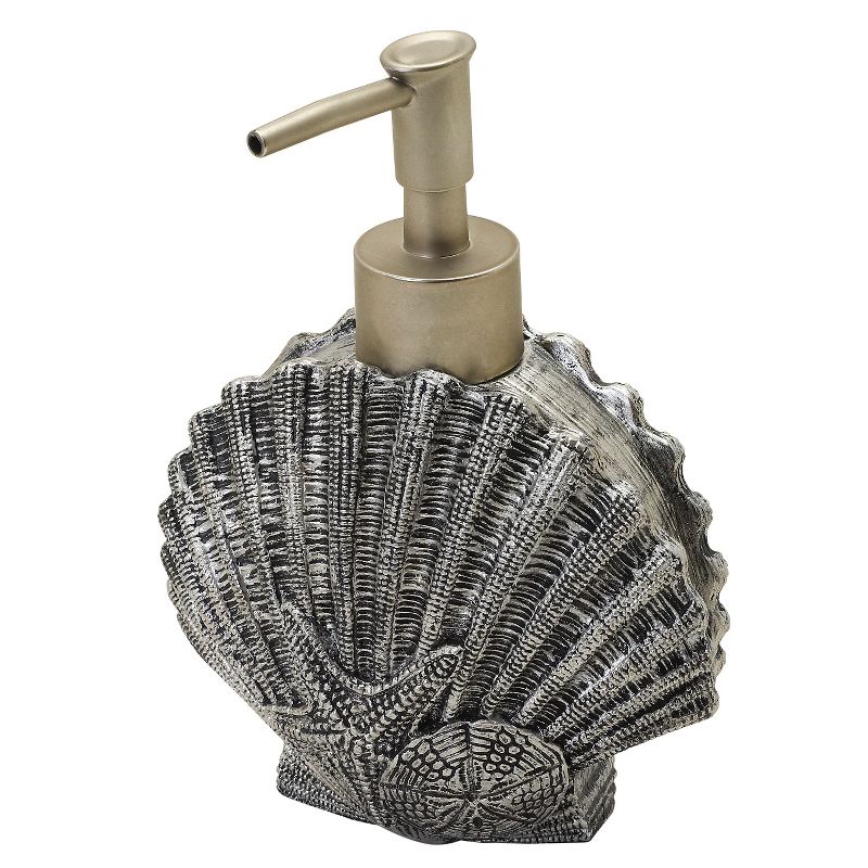 Beach Cottage Resin Slate Novelty Lotion Dispenser Natural/Slate - India Ink