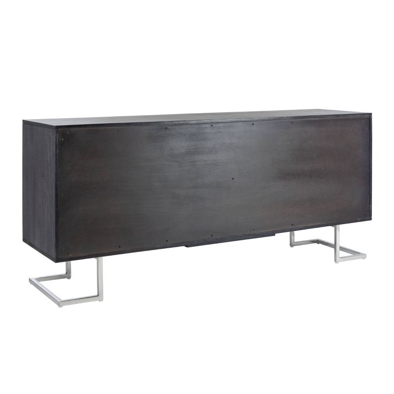 Carmel Sideboard Dark Brown/Black - Chique