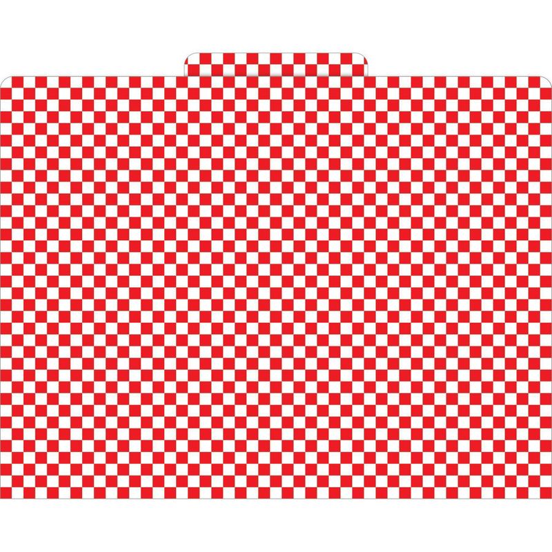 Barker Creek 36pk Red Checks Letter Size File Folders