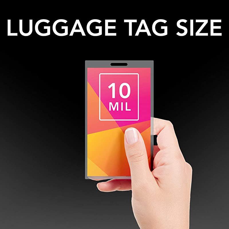 GBC Laminating Sheets Thermal Laminating Pouches Luggage Tag Size 10 Mil HeatSeal LongLife 100 Pack 3202105