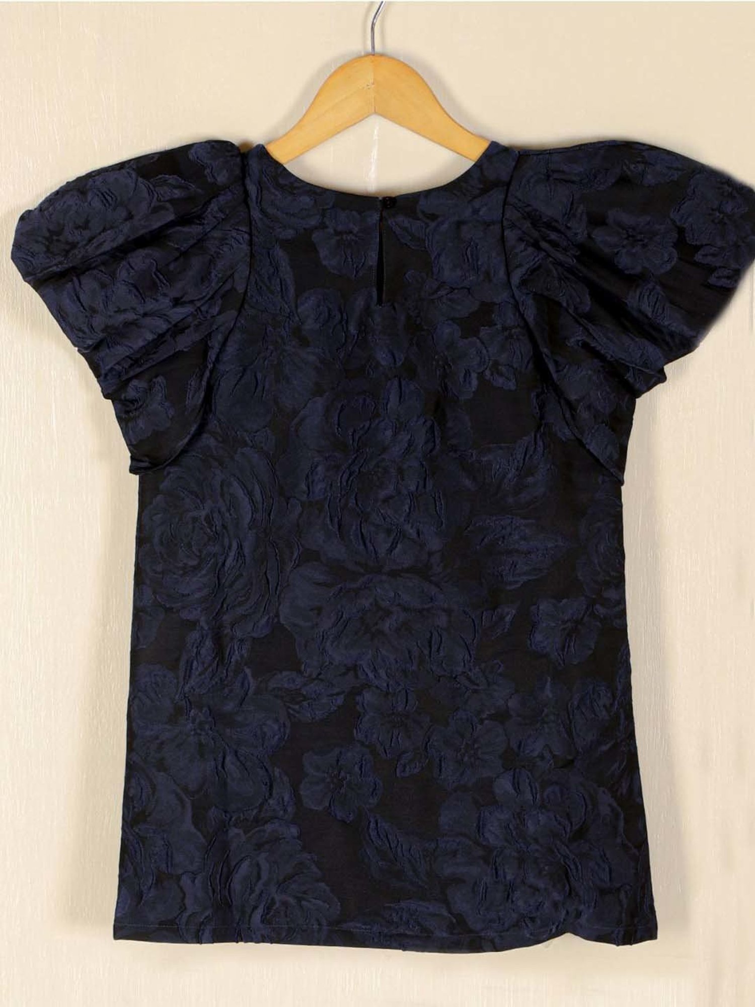 KidsDew Navy Embroidered Dress