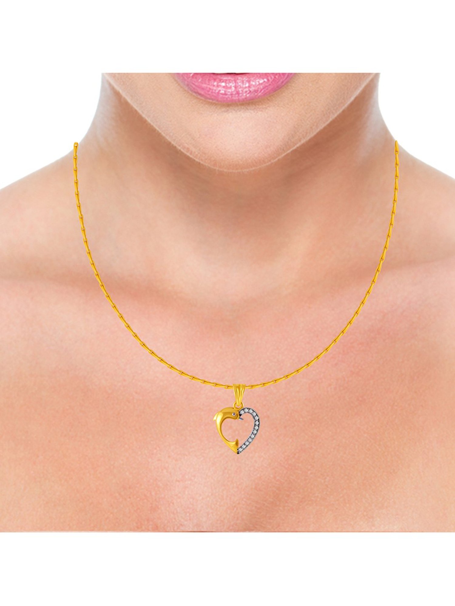 P.C. Chandra Jewellers 14 kt Gold Pendant