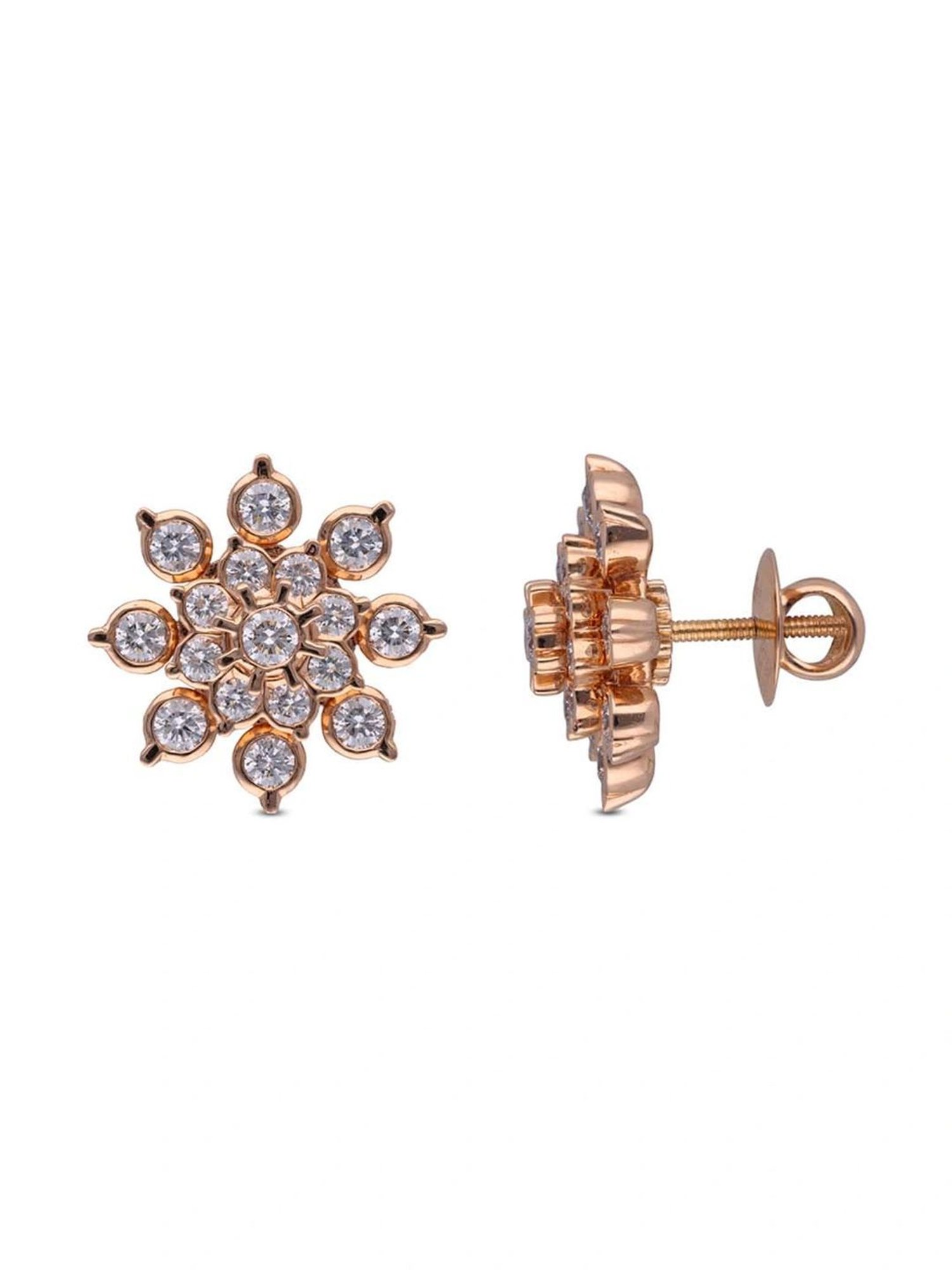 CKC Timeless Beauty: Traditional Close Setting Diamond Earstud