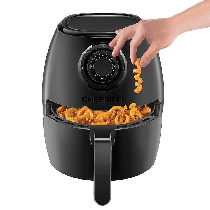 Chefman 3.6qt Analog Air Fryer - Black