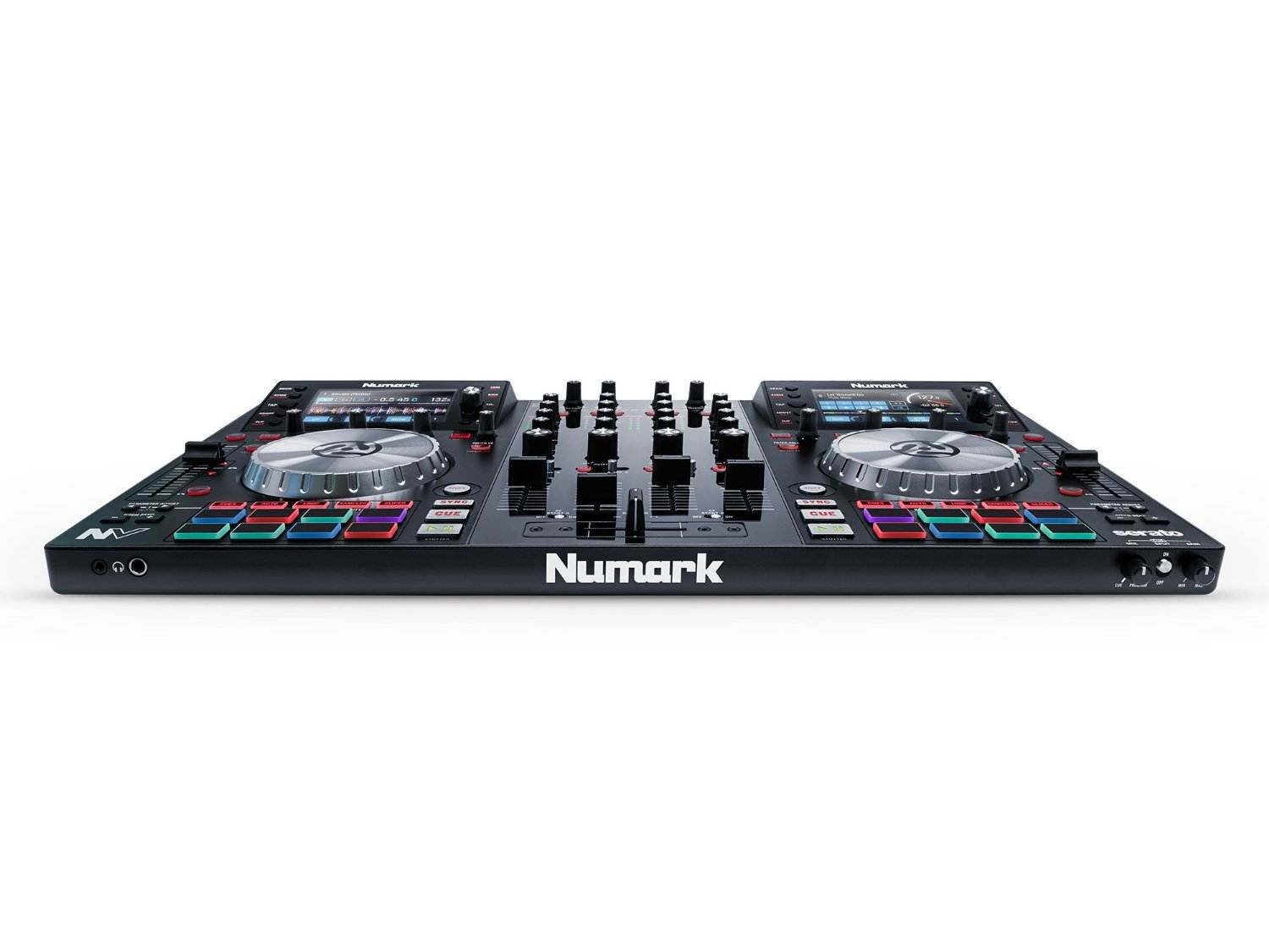 Numark NV DJ Controller for Serato with Intelligent Dual-Display and Touch-Capacitive Knobs