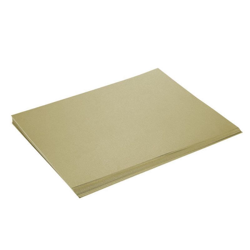 48-Pack Gold Colored Paper, 8.5 X 11 inches